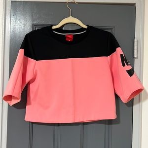 Pink Nike Crop Top
